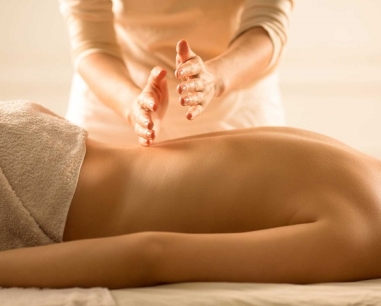 Massage trị liệu thắt lưng, Eo (Thận) + Đá nóng